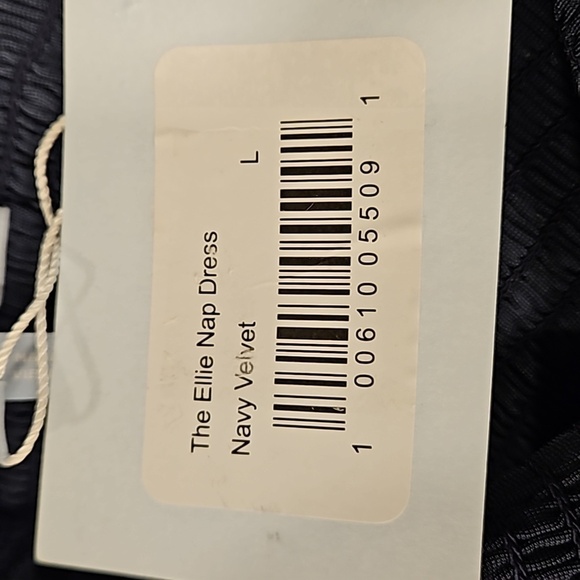 💕HILL HOUSE💕 ~ Ellie Nap Dress ~ Navy Blue Velvet Large NWT - Picture 14 of 15